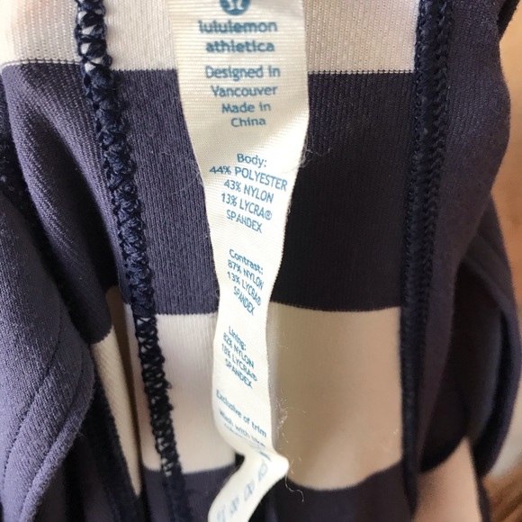 SOLD 🎉🎉🎉 LULULEMON shaping exercise jacket- 2 -blue stripe - Picture 8 of 8
